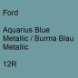 Preview: Ford, Aquarius Blue Metallic / Burma Blau Metallic, 12R.